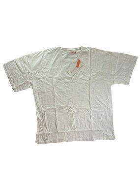 Revolution Off White Loose Fit T-Shirt Seasonal Streetwear & Nostalgia Men's XL